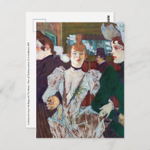Carte Postale Toulouse-Lautrec - La Goulue Arrivée à la Rouge
