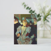 Carte Postale Toulouse-Lautrec - La Goulue entrant dans la R (Debout devant)