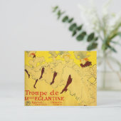 Carte postale : Toulouse-Lautrec - Troupe de danse (Debout devant)