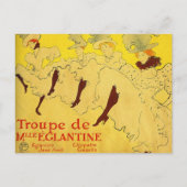 Carte postale : Toulouse-Lautrec - Troupe de danse (Devant)
