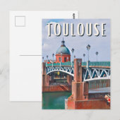Carte Postale Toulouse Photo Vintage  (Devant / Derrière)
