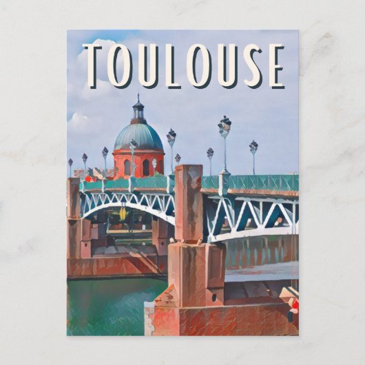 Carte Postale Toulouse Photo Vintage  (Devant)