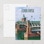 Carte Postale Toulouse Photo Vintage (Devant / Derrière)