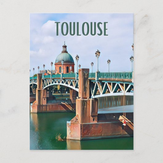 Carte Postale Toulouse Photo Vintage (Devant)