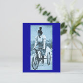 Carte Postale Tour à vélo - Vintage (Debout devant)