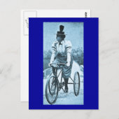 Carte Postale Tour à vélo - Vintage (Devant / Derrière)
