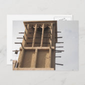 Carte Postale Tour à vent à Dubaï (Devant / Derrière)