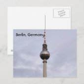 Carte Postale Tour Alexanderplatz (Devant / Derrière)