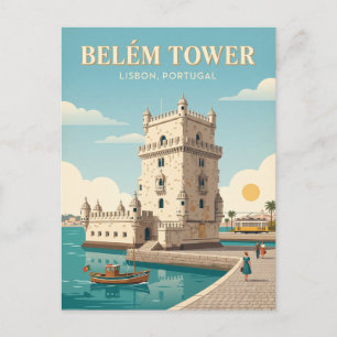 Carte Postale Tour Belem Lisbonne Portugal
