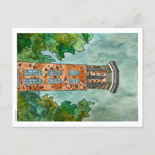 Carte Postale Tour Bell peinte à la main