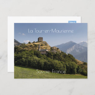 Carte Postale Tour Berolds, La Tour-en-Maurienne, France