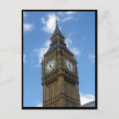 Carte Postale tour Big Ben frontière (Devant)