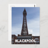 Carte Postale Tour Blackpool (Devant / Derrière)