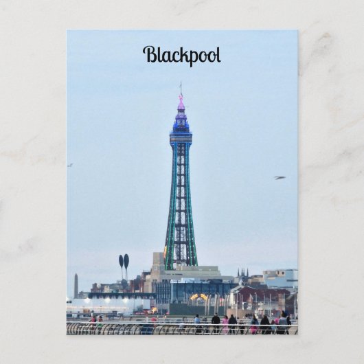 Carte Postale Tour Blackpool (Devant)