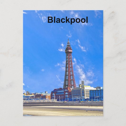 Carte Postale Tour Blackpool (Devant)