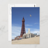 Carte Postale Tour Blackpool (Devant / Derrière)