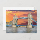 Carte Postale Tour Bridge Cityscape (Devant / Derrière)