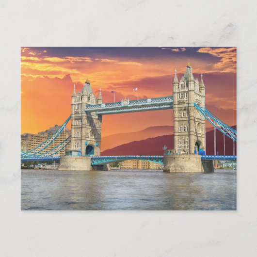 Carte Postale Tour Bridge Cityscape (Devant)