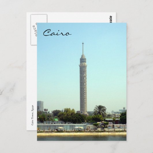 Carte Postale tour caire (Devant / Derrière)