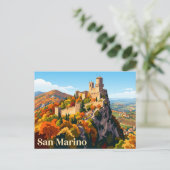 Carte Postale Tour Cesta Saint-Marin (Debout devant)