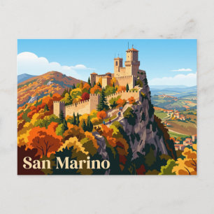 Carte Postale Tour Cesta Saint-Marin
