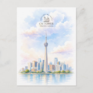 Carte Postale Tour CN, Destination Toronto Voyage