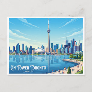 Carte Postale Tour CN et front de mer Toronto Canada