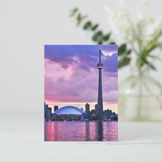 Carte Postale Tour CN : Vue de Centre Island Toronto (Debout devant)