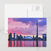 Carte Postale Tour CN : Vue de Centre Island Toronto (Devant / Derrière)