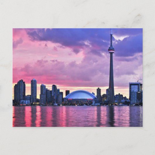 Carte Postale Tour CN : Vue de Centre Island Toronto (Devant)