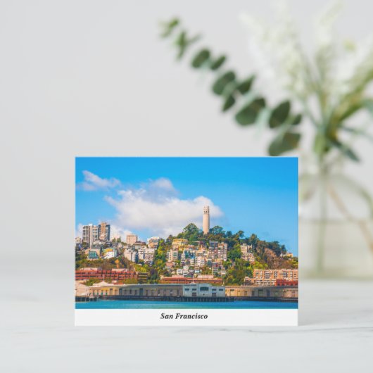 Carte postale Tour Coit (Debout devant)