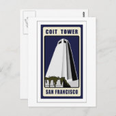Carte Postale Tour Coit (Devant / Derrière)
