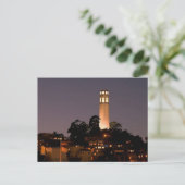 Carte Postale Tour Coit la nuit (Debout devant)