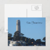 Carte Postale Tour Coit - San Francisco (Devant / Derrière)