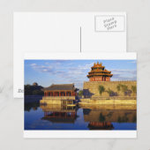 Carte Postale Tour d'angle de Cité interdite, Pékin, Chine (Devant / Derrière)