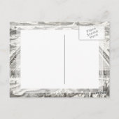 Carte Postale Tour de Babel, Jardins suspendus de Babylone Vinta (Dos)