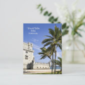 Carte Postale Tour de Belém, Lisbonne, Portugal (Debout devant)