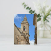 Carte Postale Tour de clochers à Mdina, Malte. (Debout devant)