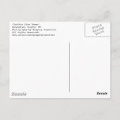 Carte Postale tour de feu de grafton (Dos)