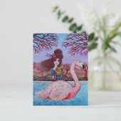 Carte Postale Tour de Flamant rose (Debout devant)