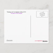 Carte Postale Tour de Flamant rose (Dos)