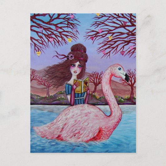 Carte Postale Tour de Flamant rose (Devant)