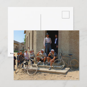 Carte Postale Tour de France 1921 Après l'étape temps de bière C