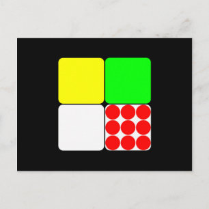 Carte Postale Tour de France Jerseys 3 Noirs