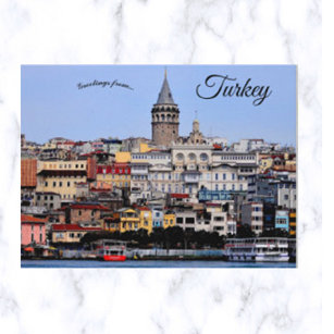Carte Postale Tour de Galata à Istanbul Turquie