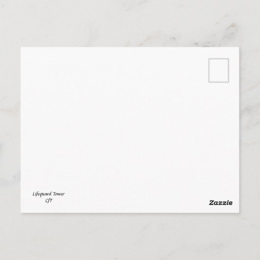 Carte Postale Tour de garde (Dos)