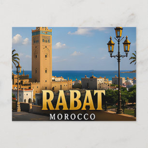 Carte Postale Tour de Hassan de Rabat et Élégance Atlantique