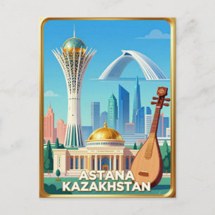 Carte Postale Tour de la Bayterek à Astana