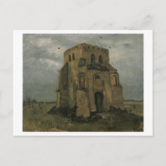 Carte Postale Tour de l'ancienne église Nuenen Van Gogh Art
