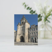 Carte Postale Tour de l'Horloge, La Rochelle, France (Debout devant)